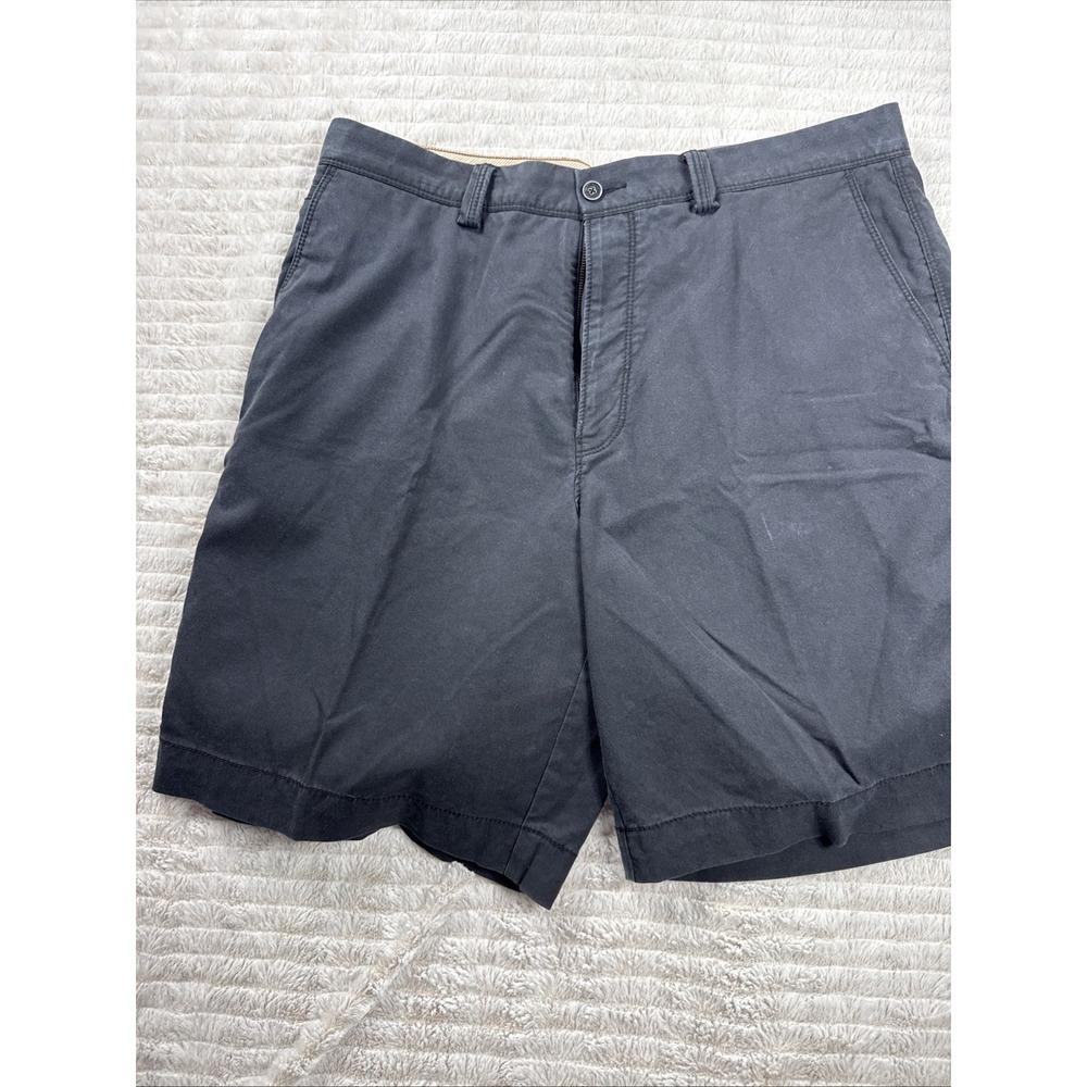 Tommy Bahama Shorts Mens 35x9 Chino Flat Front‎ Black Casual Beach Summer EUC - Picture 13 of 16